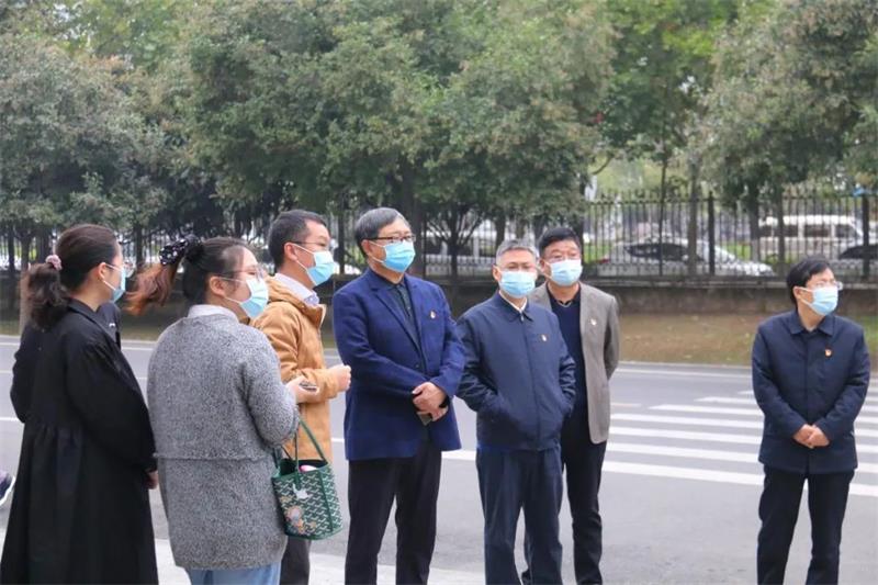 郑州市委党史学习教育第六巡回指导组到郑州明泰参观调研